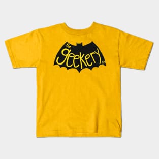 the geekery bat gentleman Kids T-Shirt